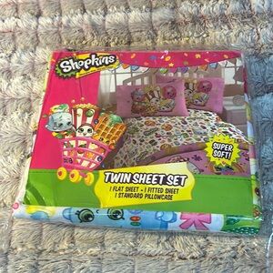 SHOPKINS twin Sheet set